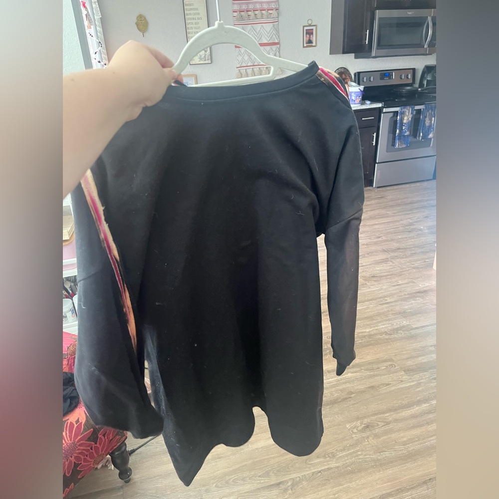 Black T-shirt dress